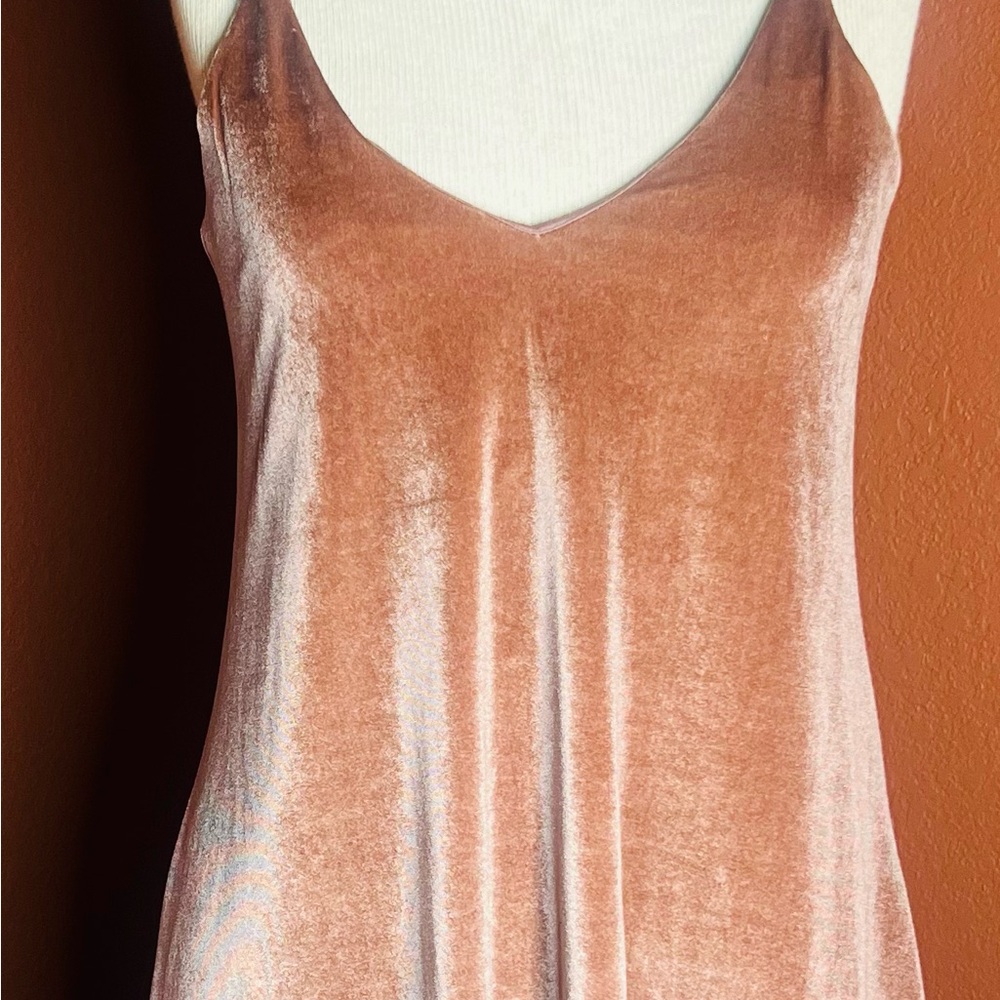 Ten Sixty Sherman Velvet V-Neck Cami Top - Brown
